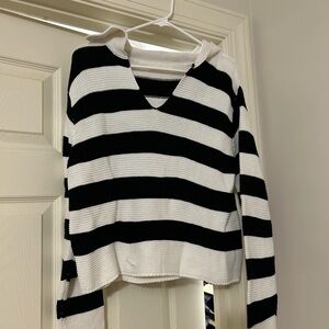 Moon & Madison Classic Black and White Knit